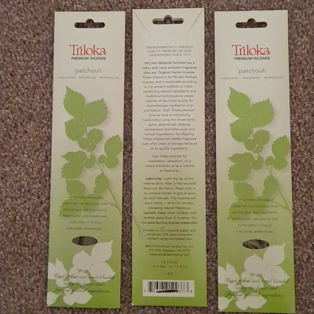 Triloka Premium Incense Patchouli
